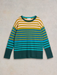 White Stuff Olive Striped Jumper - Green Clothing - Tops - Sweaters - Pullovers by White Stuff | Grace the Boutique