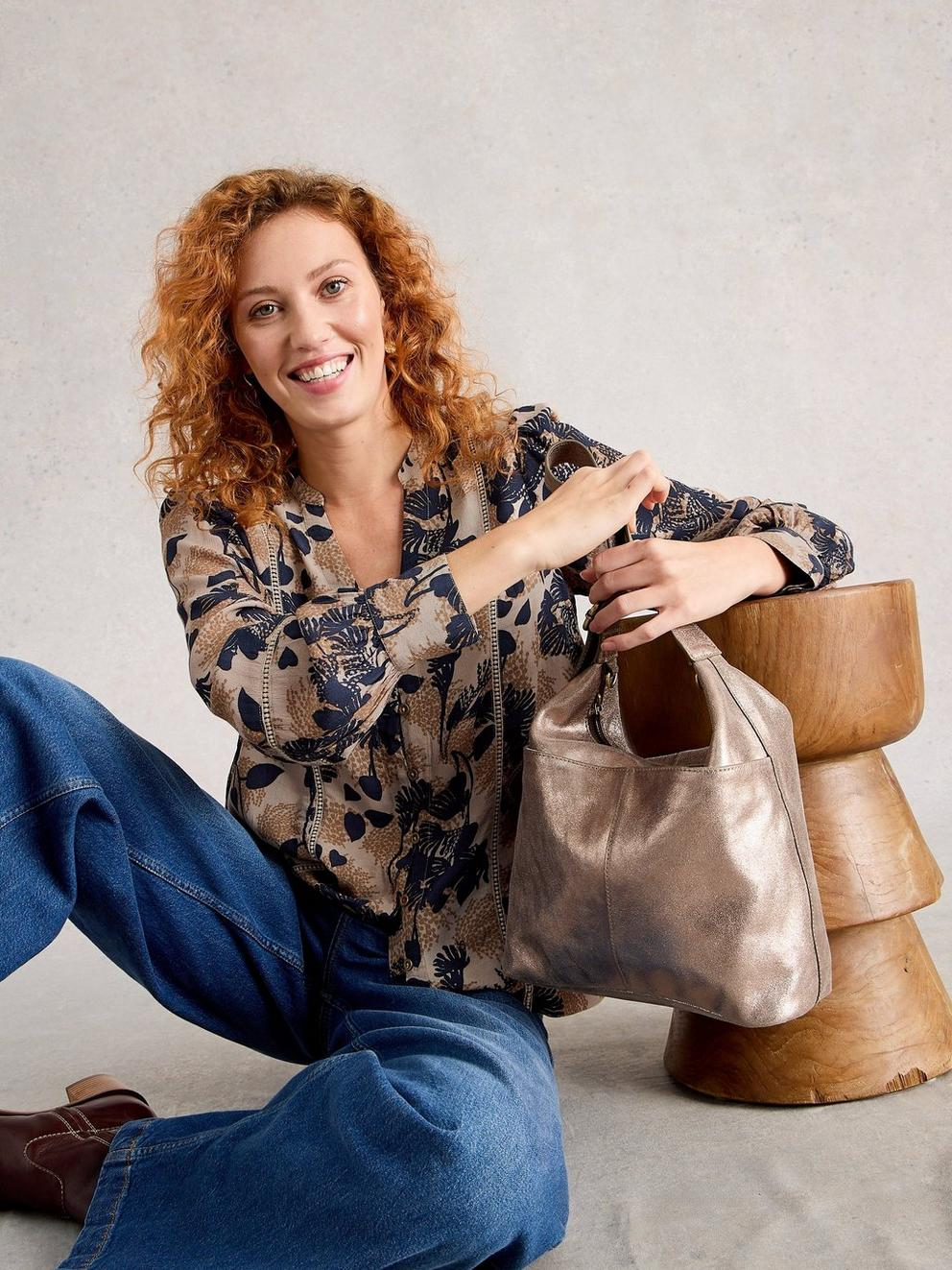 White Stuff Paloma Top - Natural Multi