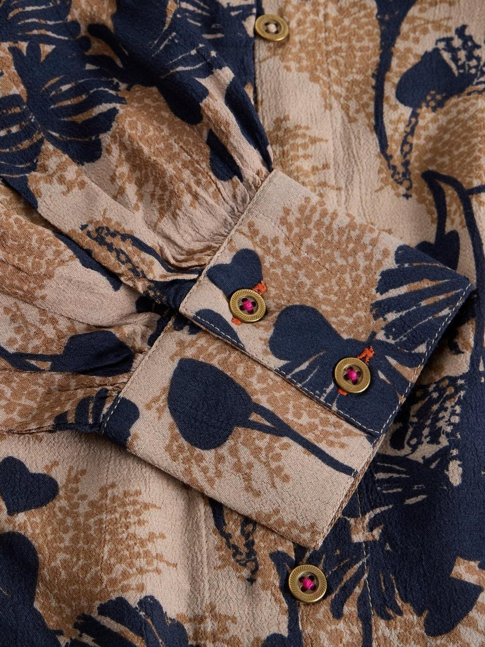 White Stuff Paloma Top - Natural Multi