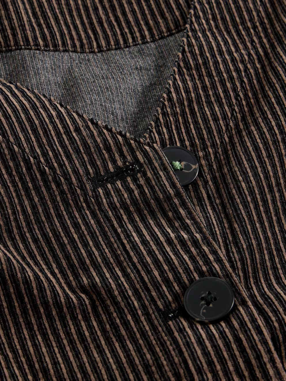 White Stuff Rose Cord Pinny