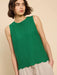 White Stuff Silvia Cut-Out Tank - Bright Green Clothing - Tops - Shirts - Sleeveless Knits by White Stuff | Grace the Boutique