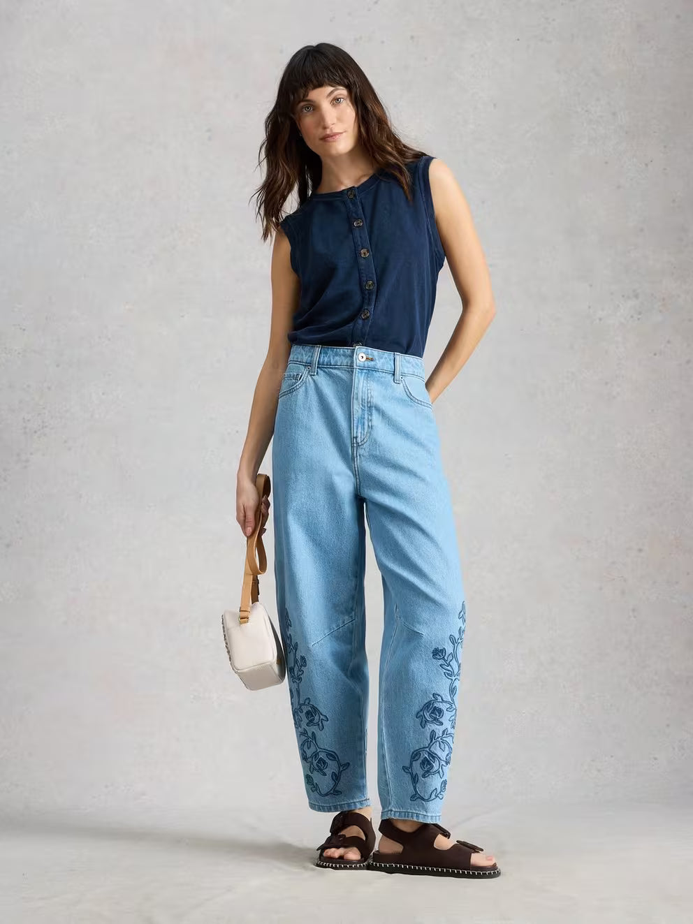 White Stuff Simone Tank - Indigo Blue