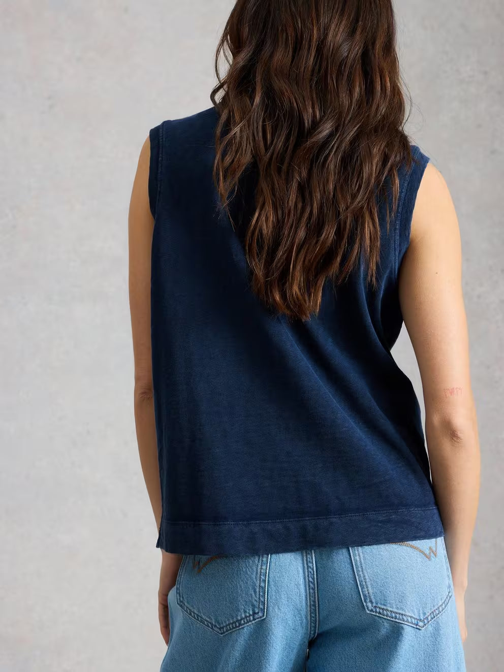 White Stuff Simone Tank - Indigo Blue