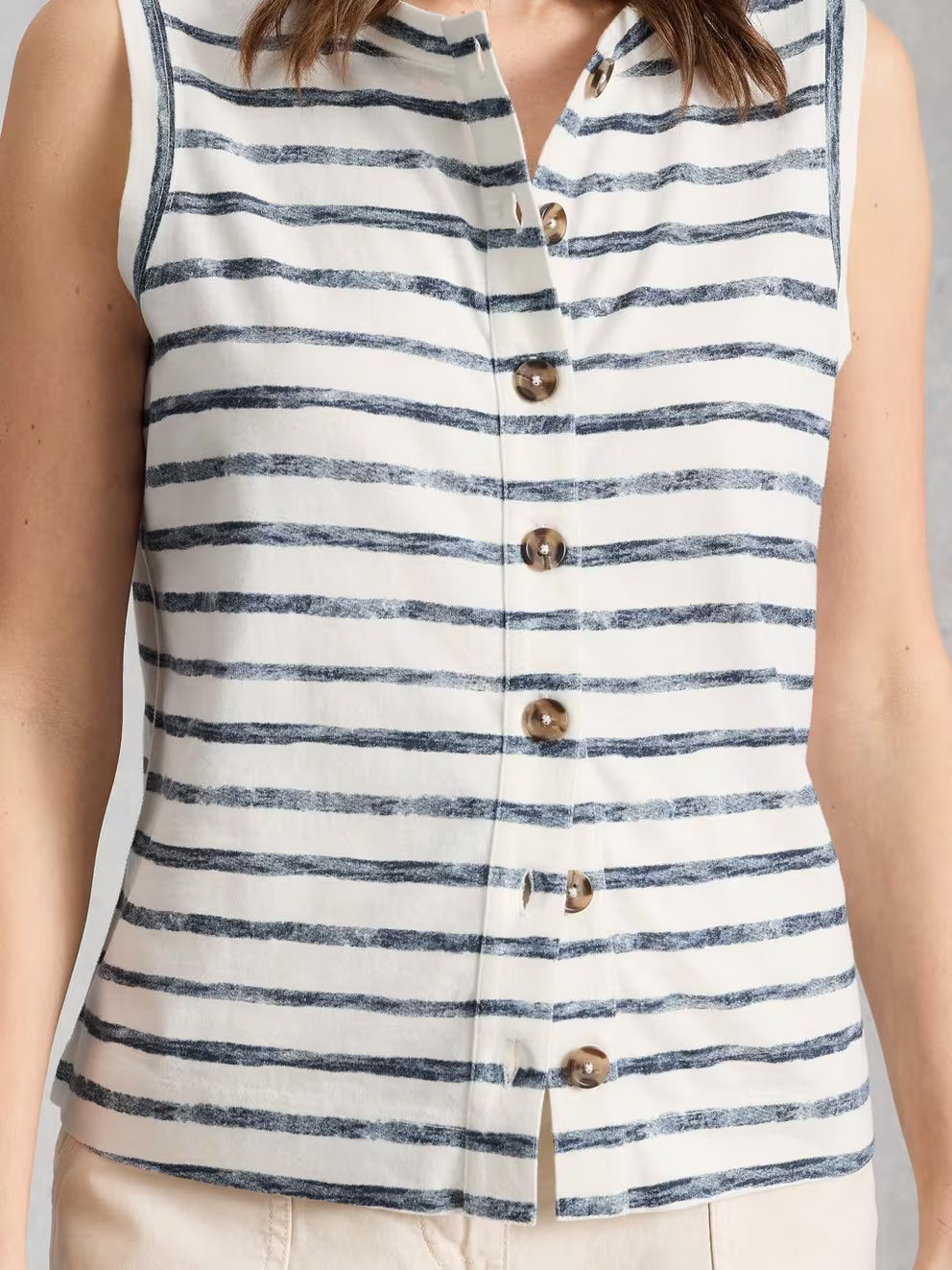 White Stuff Simone Tank - Ivory Multi
