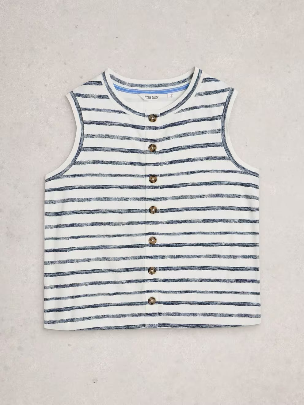 White Stuff Simone Tank - Ivory Multi