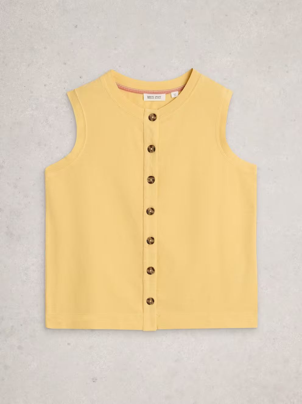 White Stuff Simone Tank - Light Yellow