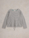 White Stuff Striped Tie Hem Top - Grey Clothing - Tops - Shirts - SS Knits by White Stuff | Grace the Boutique