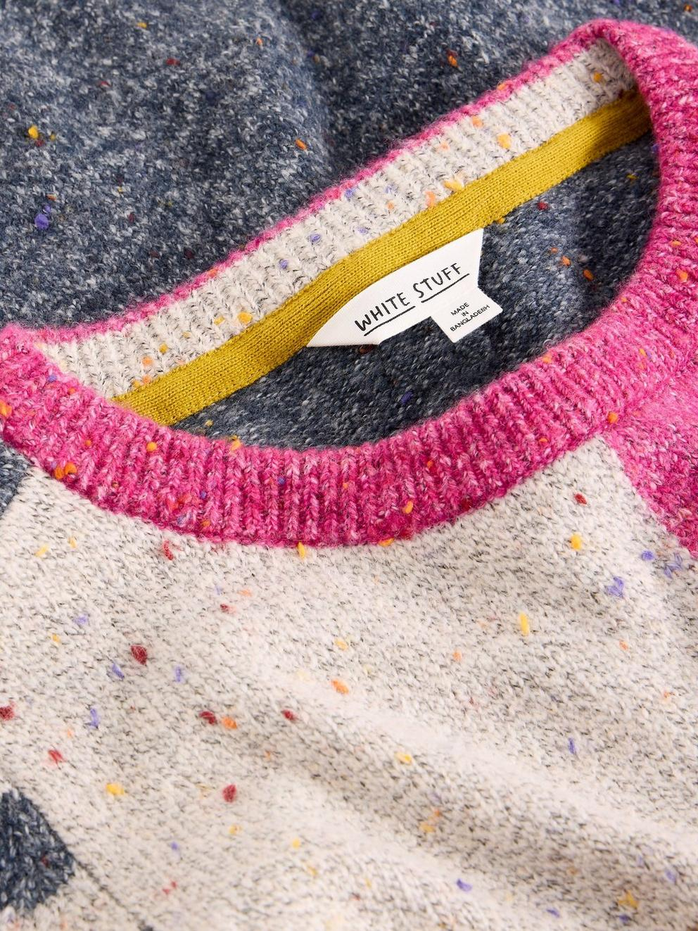 White Stuff Talia Jumper - Pink Multi