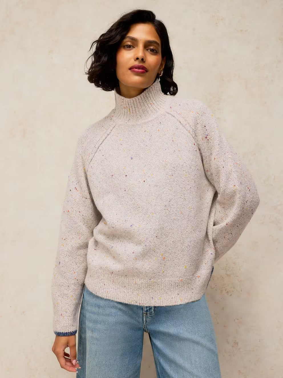 White Stuff Talia Sweater - Light Grey