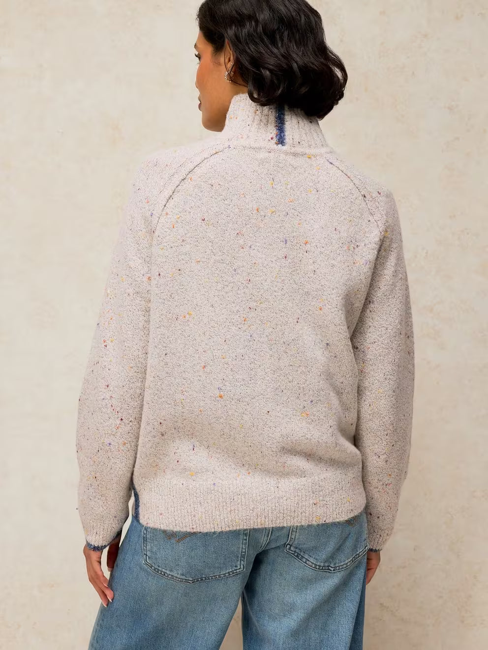 White Stuff Talia Sweater - Light Grey