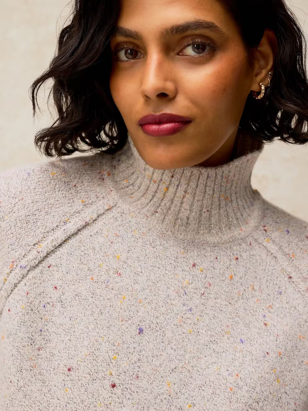 White Stuff Talia Sweater - Light Grey