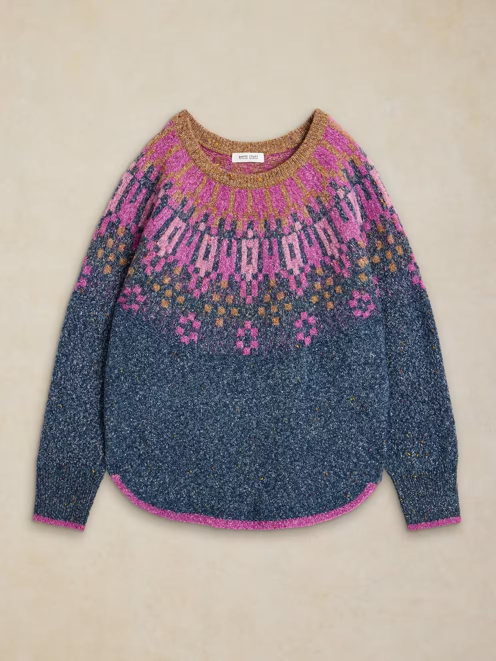 White Stuff Talia Sweater - Teal Multi