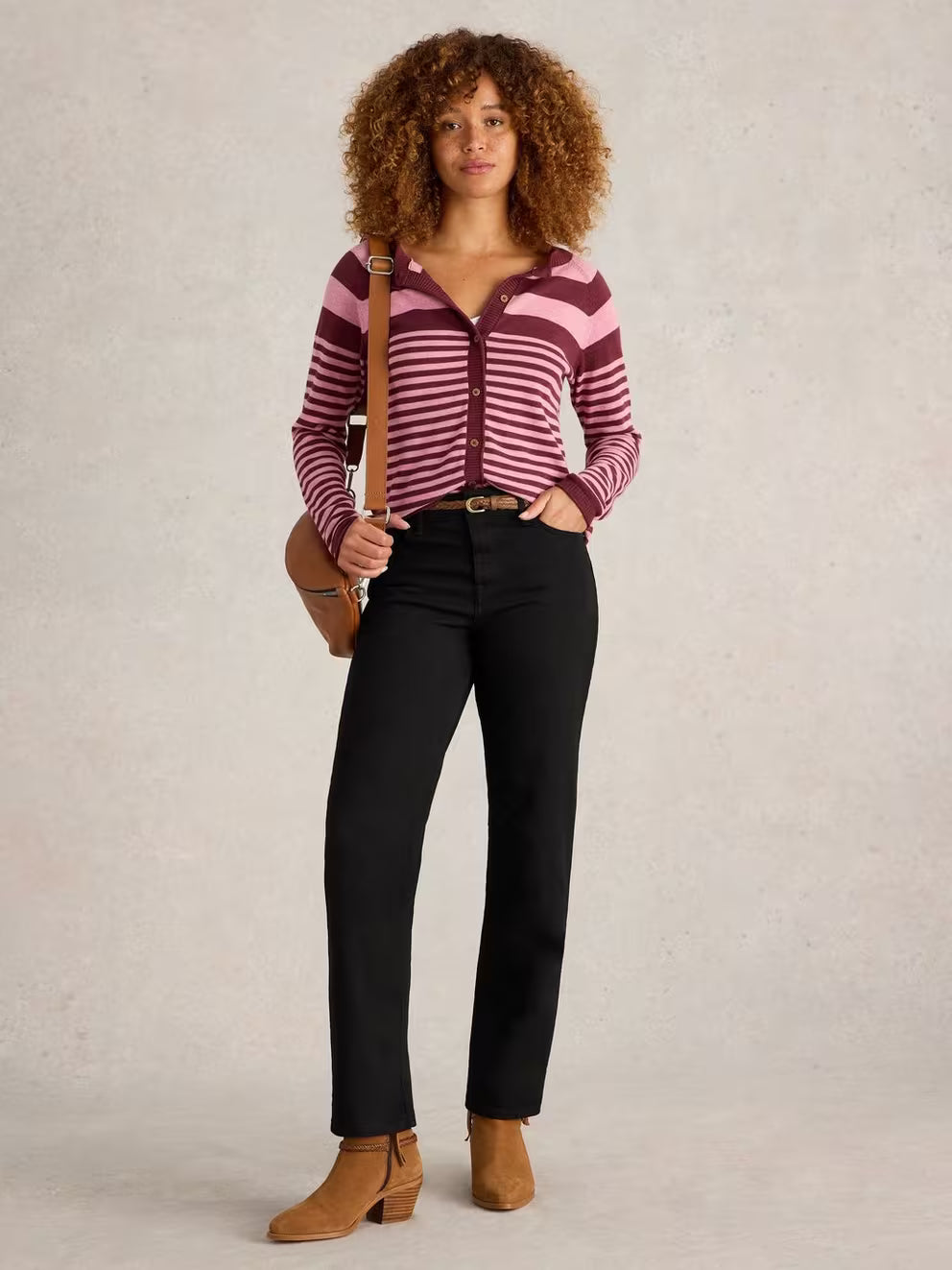 White Stuff Taylor Straight Jean - Black Denim