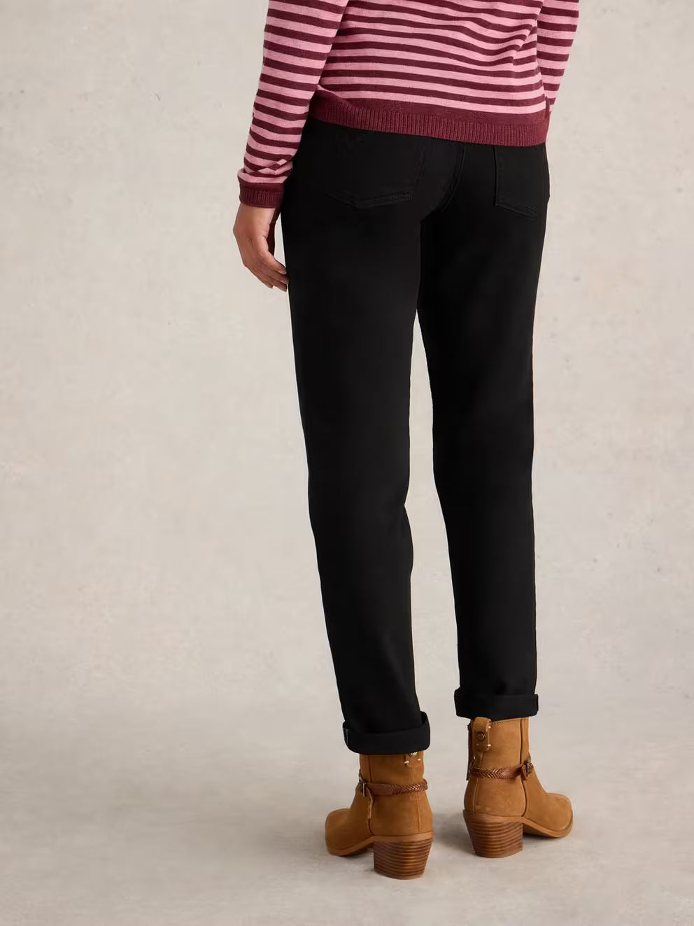 White Stuff Taylor Straight Jean - Black Denim