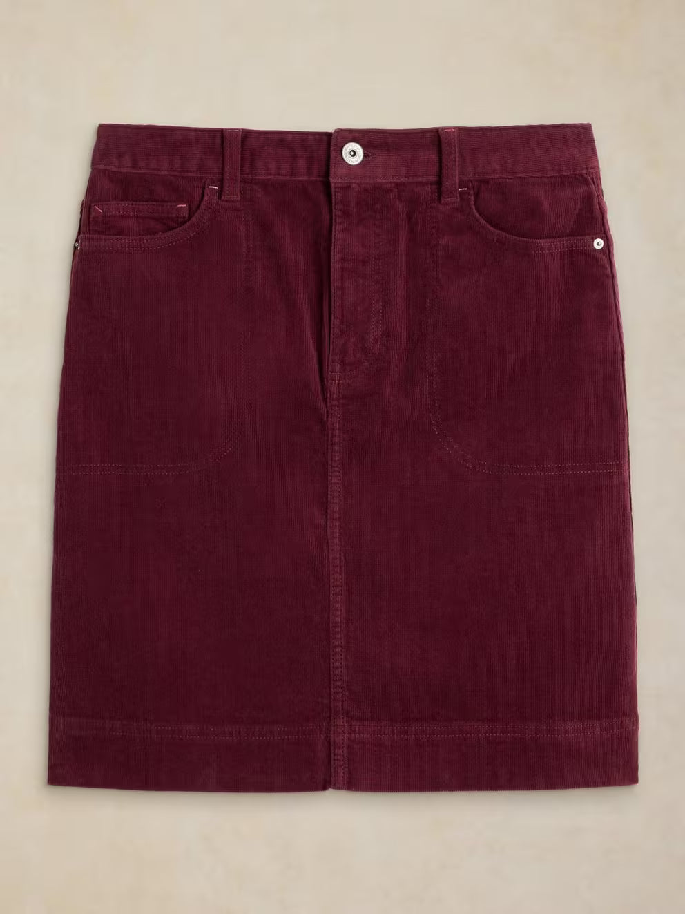 White Stuff Tia Skirt - Dark Plum