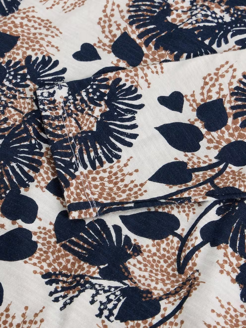 White Stuff Weaver Long Sleeve - Natural Multi