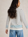 White Stuff Willow Striped Top - White Multi Clothing - Tops - Shirts - LS Knits by White Stuff | Grace the Boutique