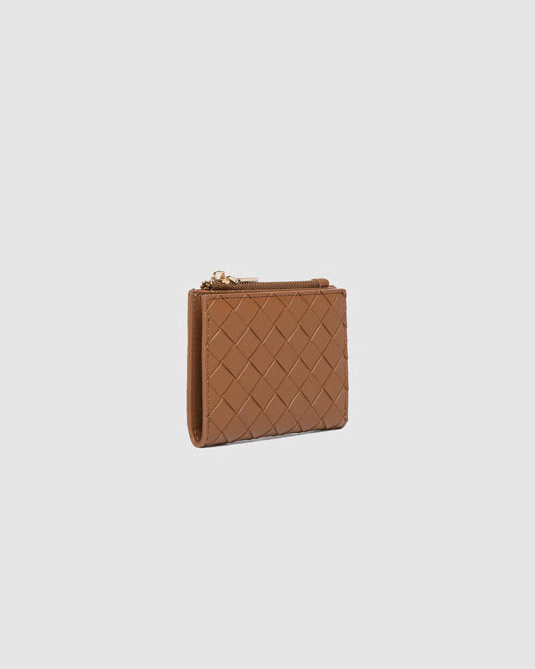 Louenhide Lily Woven Wallet - Tan