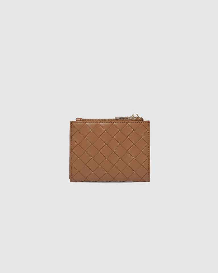 Louenhide Lily Woven Wallet - Tan