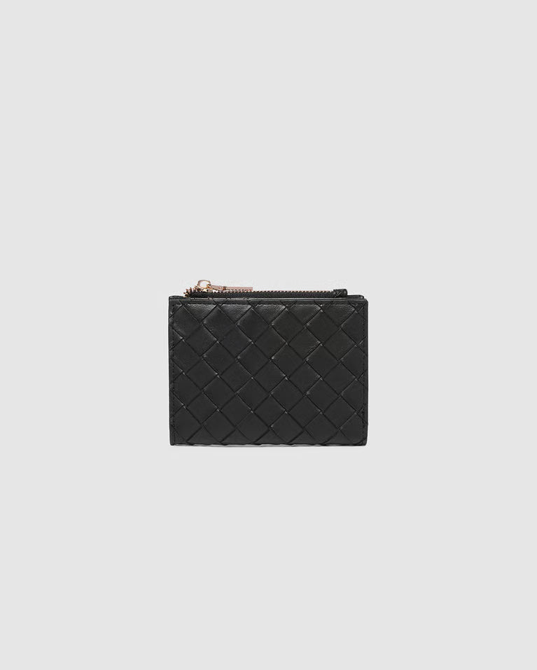 Louenhide Lily Woven Wallet - Black