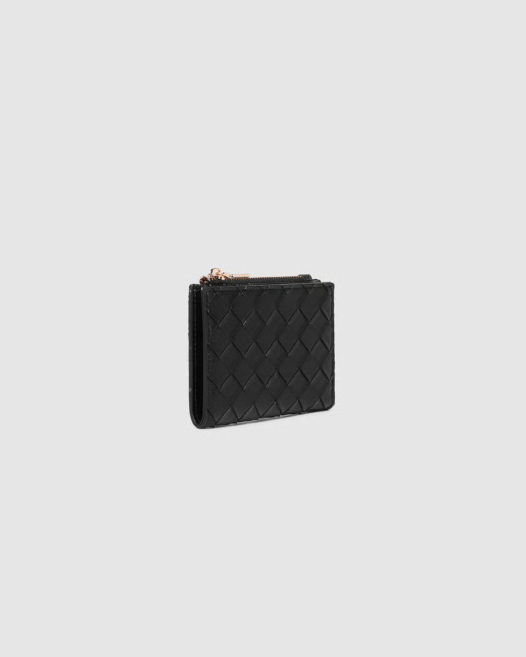 Louenhide Lily Woven Wallet - Black