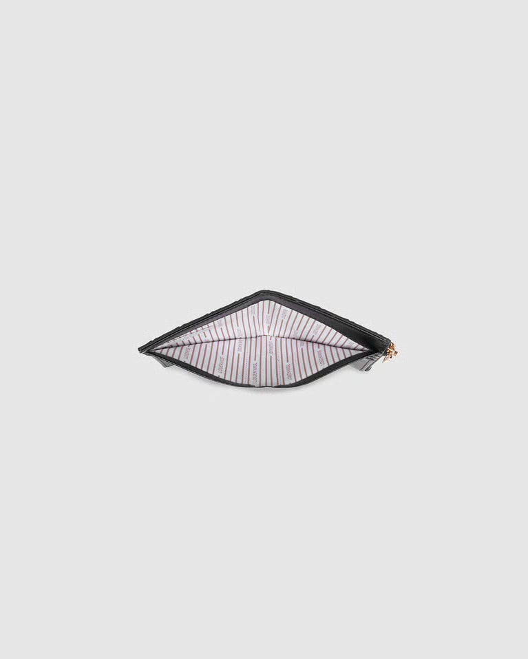 Louenhide Lily Woven Wallet - Black