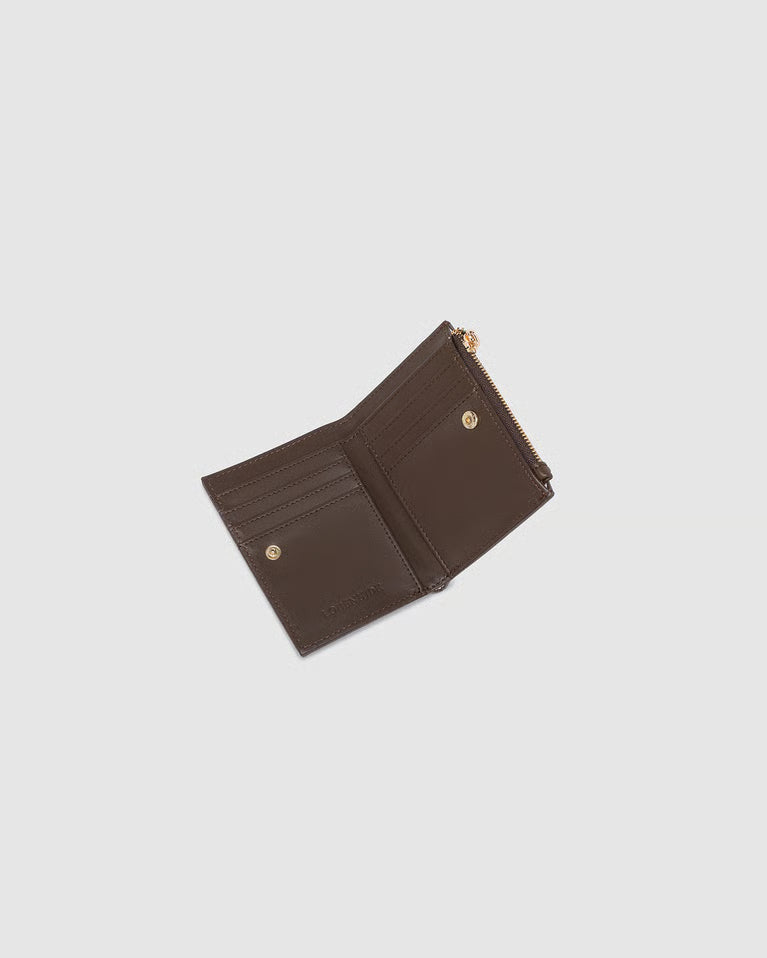 Louenhide Lily Woven Wallet - Chocolate