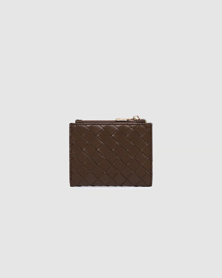 Louenhide Lily Woven Wallet - Chocolate