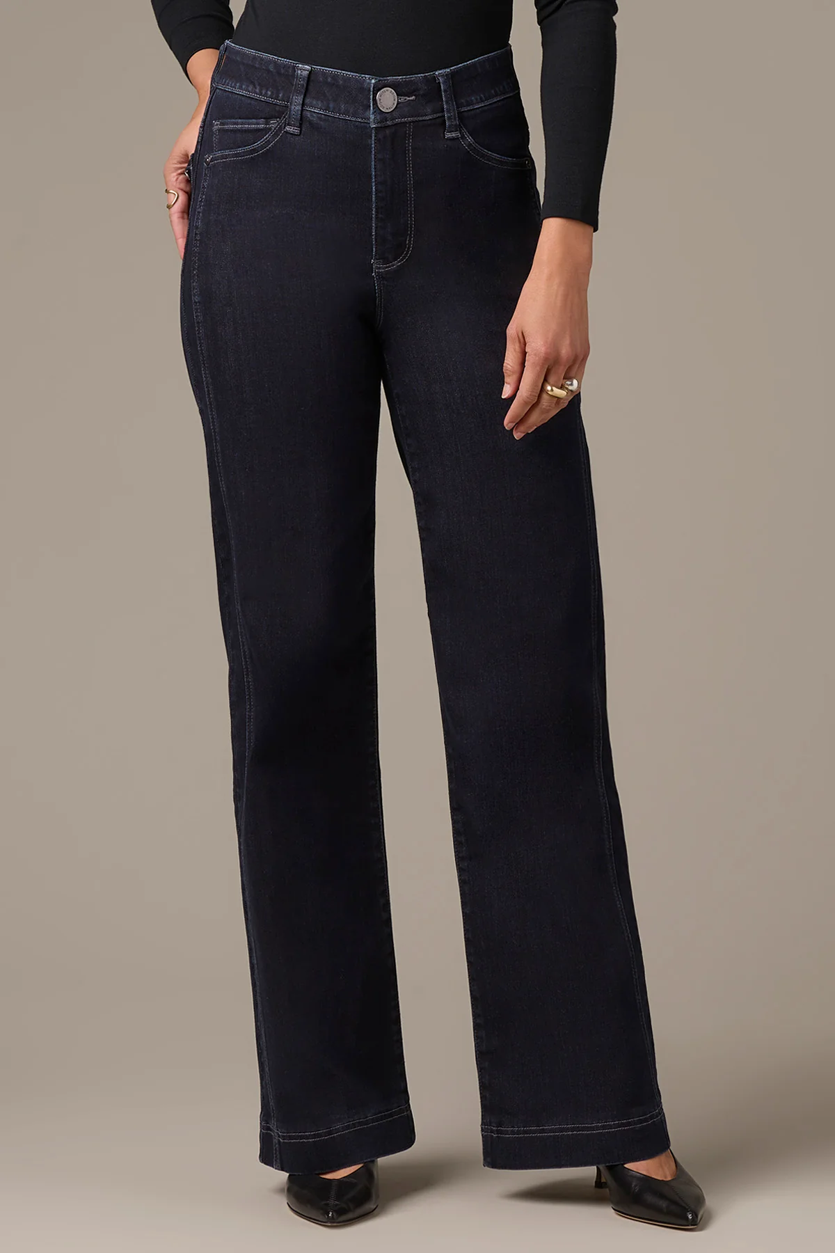 Wit & Wisdom Skyrise Side Seam Wide Leg - Indigo