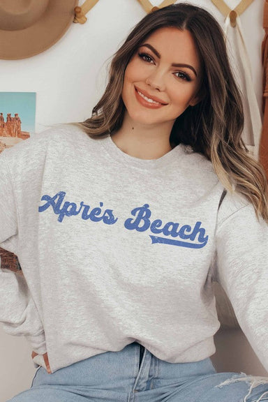 WKNDER Graphic Sweatshirt - Apres Beach Clothing - Tops - Sweaters - Sweatshirts by WKNDER | Grace the Boutique