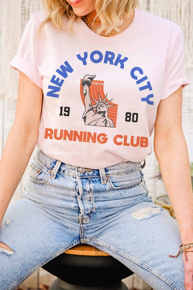 WKNDER Graphic Tee - NYC Running Club Clothing - Tops - Shirts - SS Knits by WKNDER | Grace the Boutique