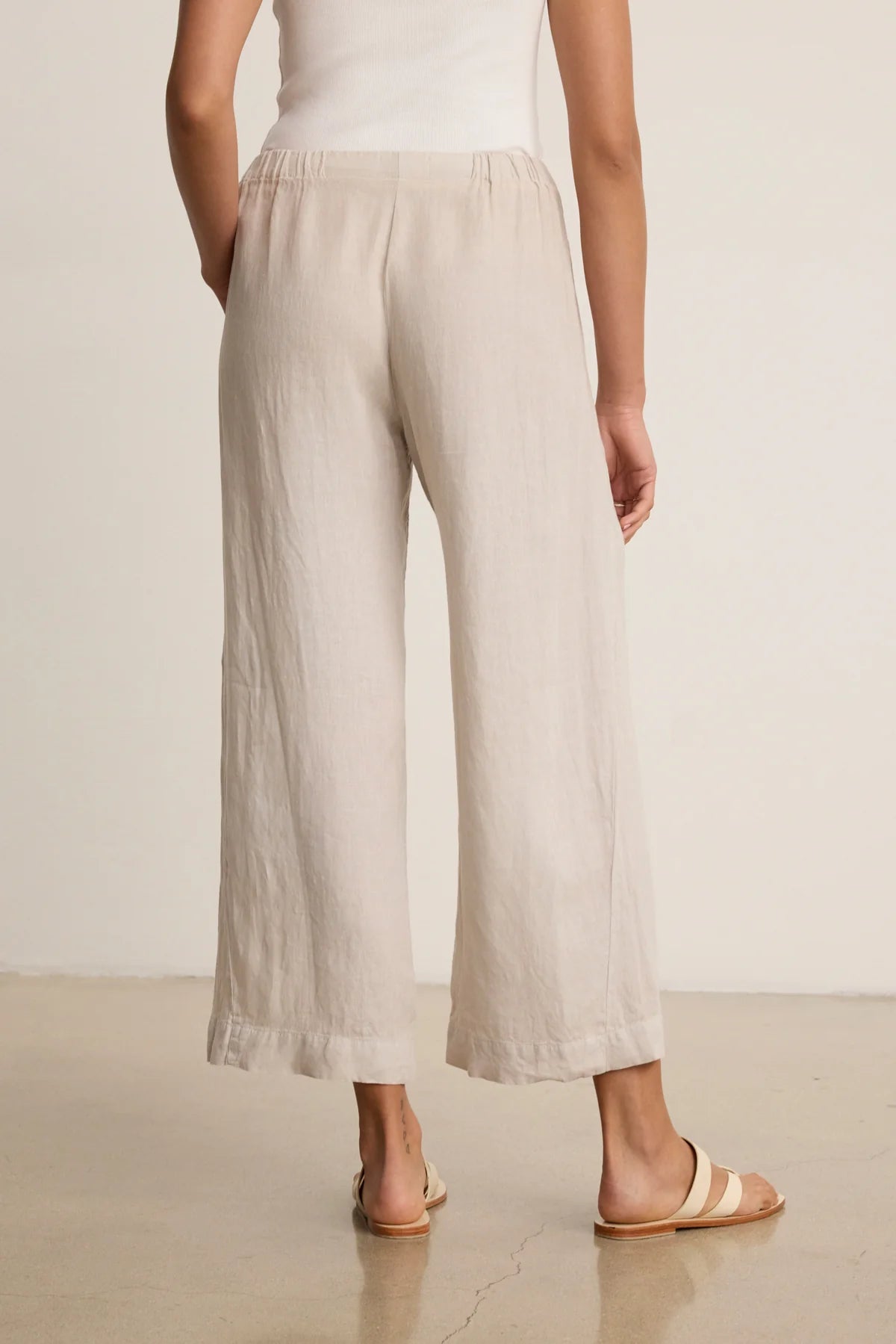 Velvet Lola Linen Pant - Cobble