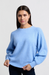 Yaya Andrea Sweater - Bel Air Blue Clothing - Tops - Sweaters - Pullovers by Yaya | Grace the Boutique