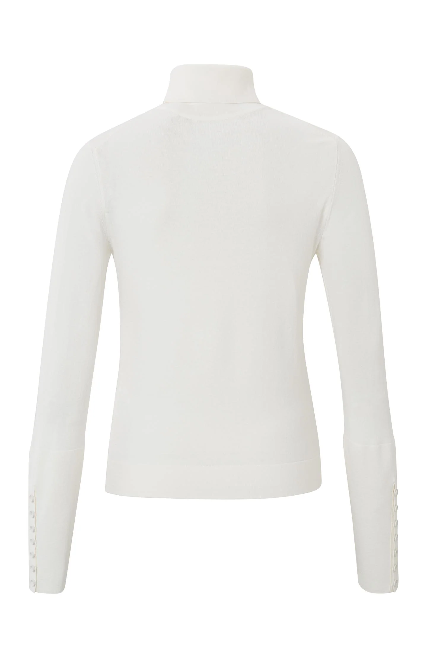 Yaya Basic Turtleneck - Wool White Clothing - Tops - Sweaters - Pullovers - Fine Gauge Pullovers by Yaya | Grace the Boutique