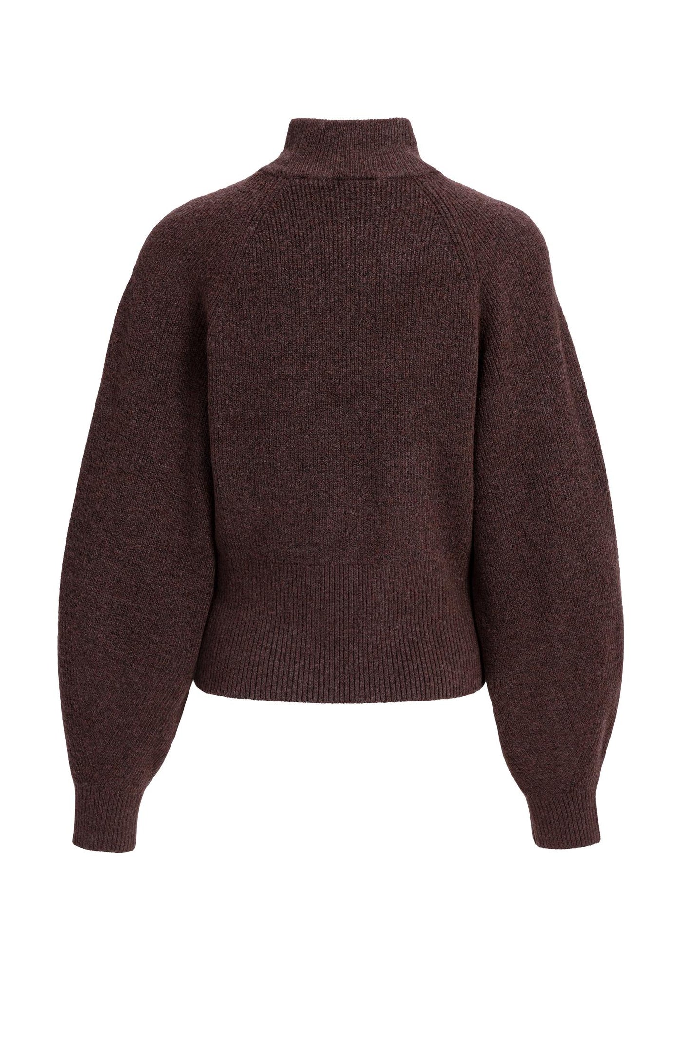 Yaya Batwing Sweater - Bitter Chocolate Red