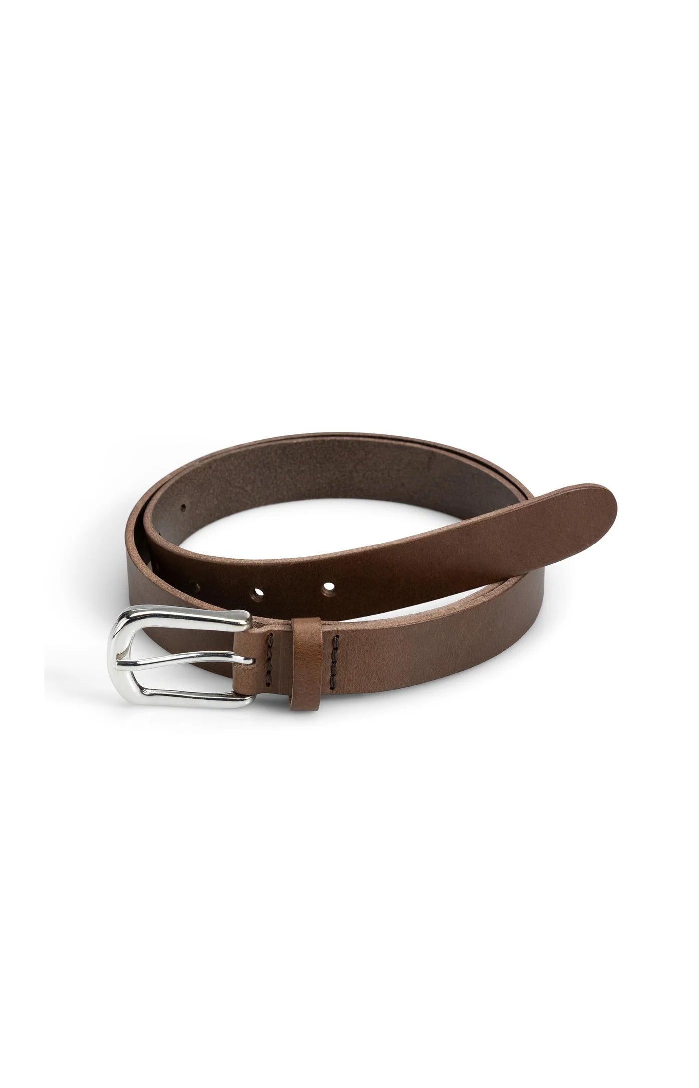 Yaya Classic Leather Belt - Delicioso Brown
