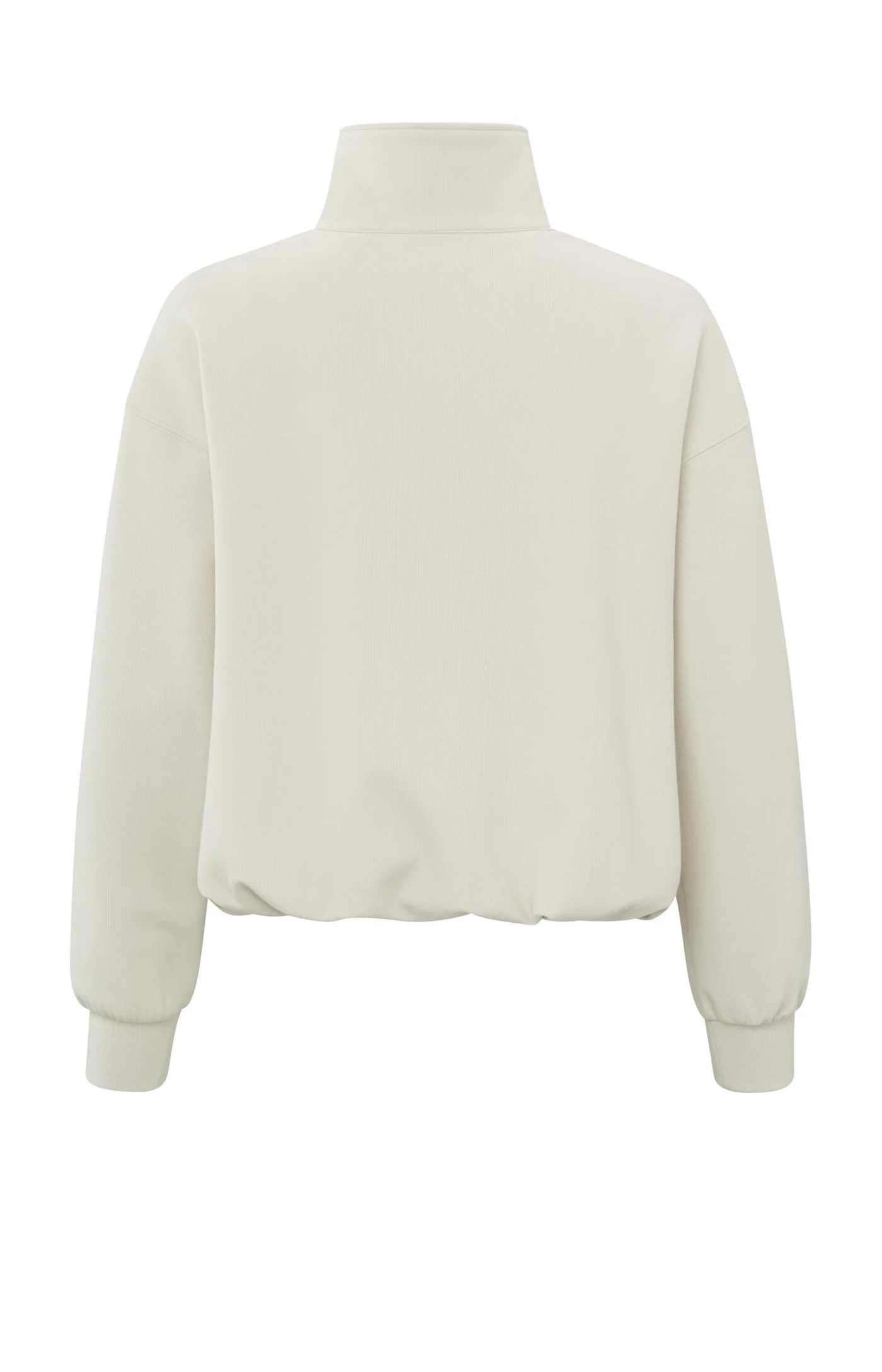 Yaya Double Layer Sweatshirt - Chalk Clothing - Tops - Sweaters - Sweatshirts by Yaya | Grace the Boutique