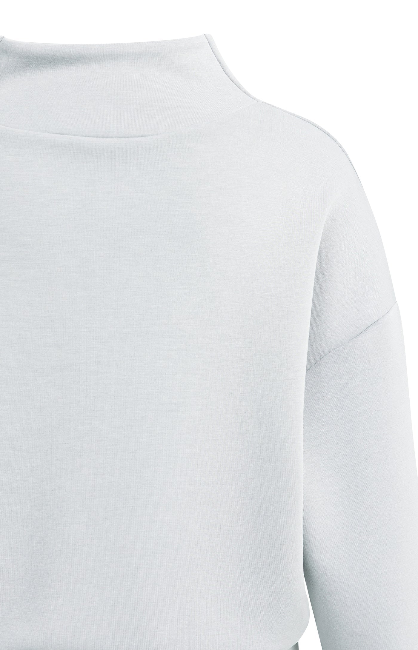 Yaya Drape Neck Sweatshirt - Illusions Grey