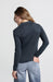 Yaya Jersey Blouse - Anthracite Clothing - Tops - Shirts - LS Knits by Yaya | Grace the Boutique