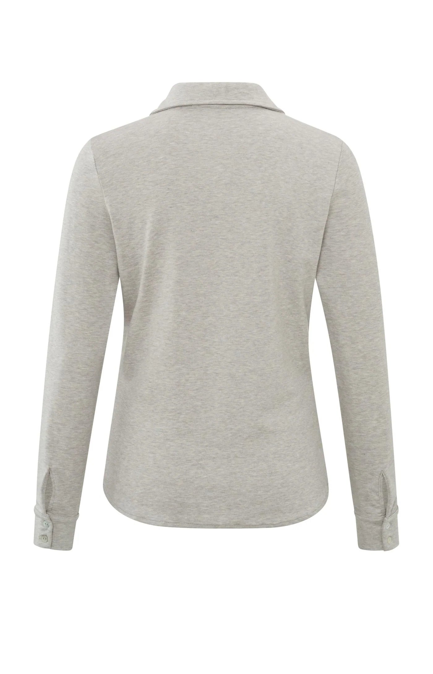 Yaya Jersey Blouse - Grey Melange Clothing - Tops - Shirts - LS Knits by Yaya | Grace the Boutique