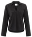 Yaya Jersey V-Neck - Anthracite Clothing - Tops - Shirts - Blouses - Blouses Mid Price by Yaya | Grace the Boutique