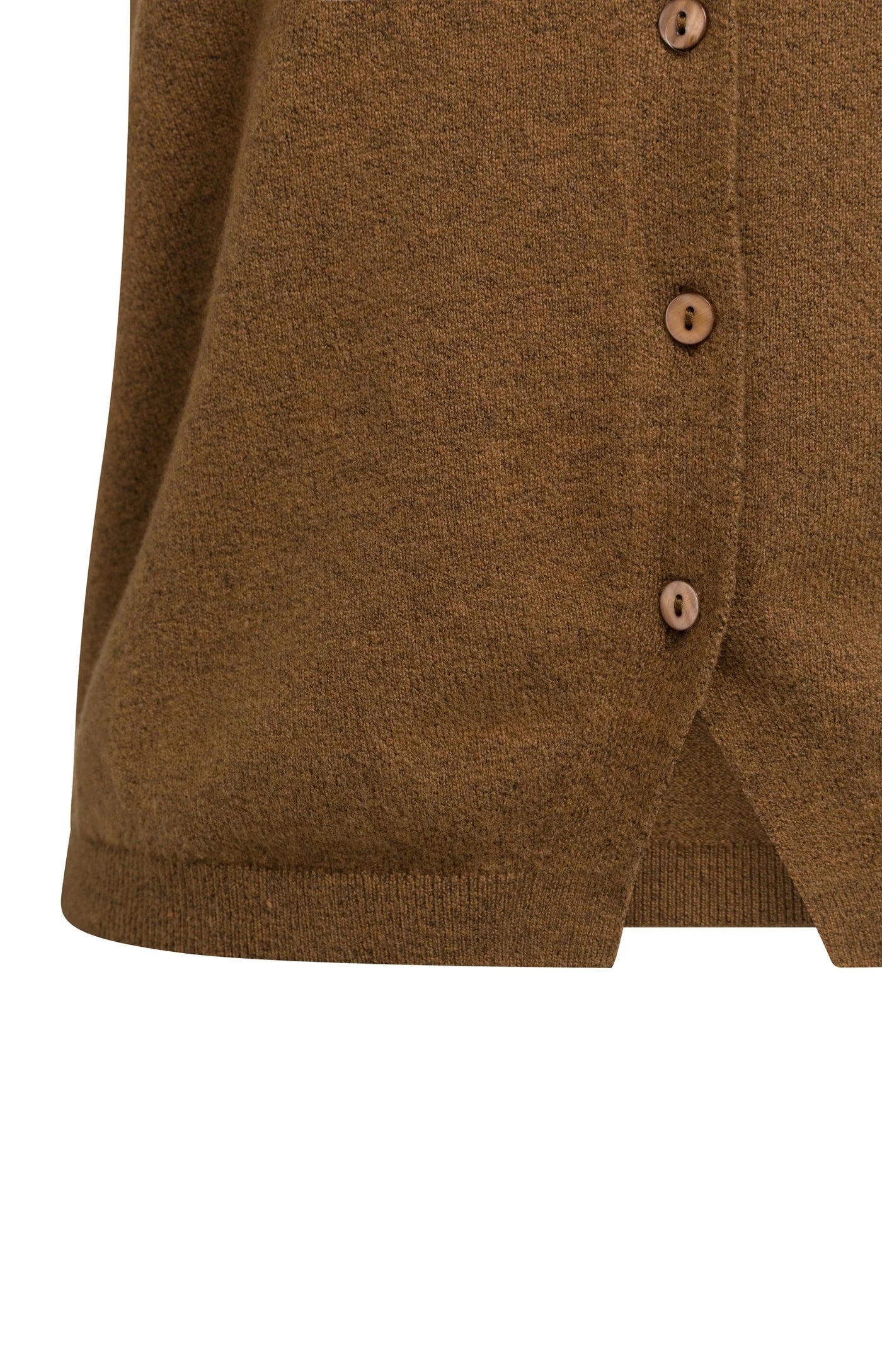 Yaya Knit Vest - Bison Brown
