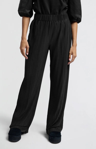 Yaya Maya Wide Leg Trouser - Black Clothing - Bottoms - Pants - Dressy by Yaya | Grace the Boutique