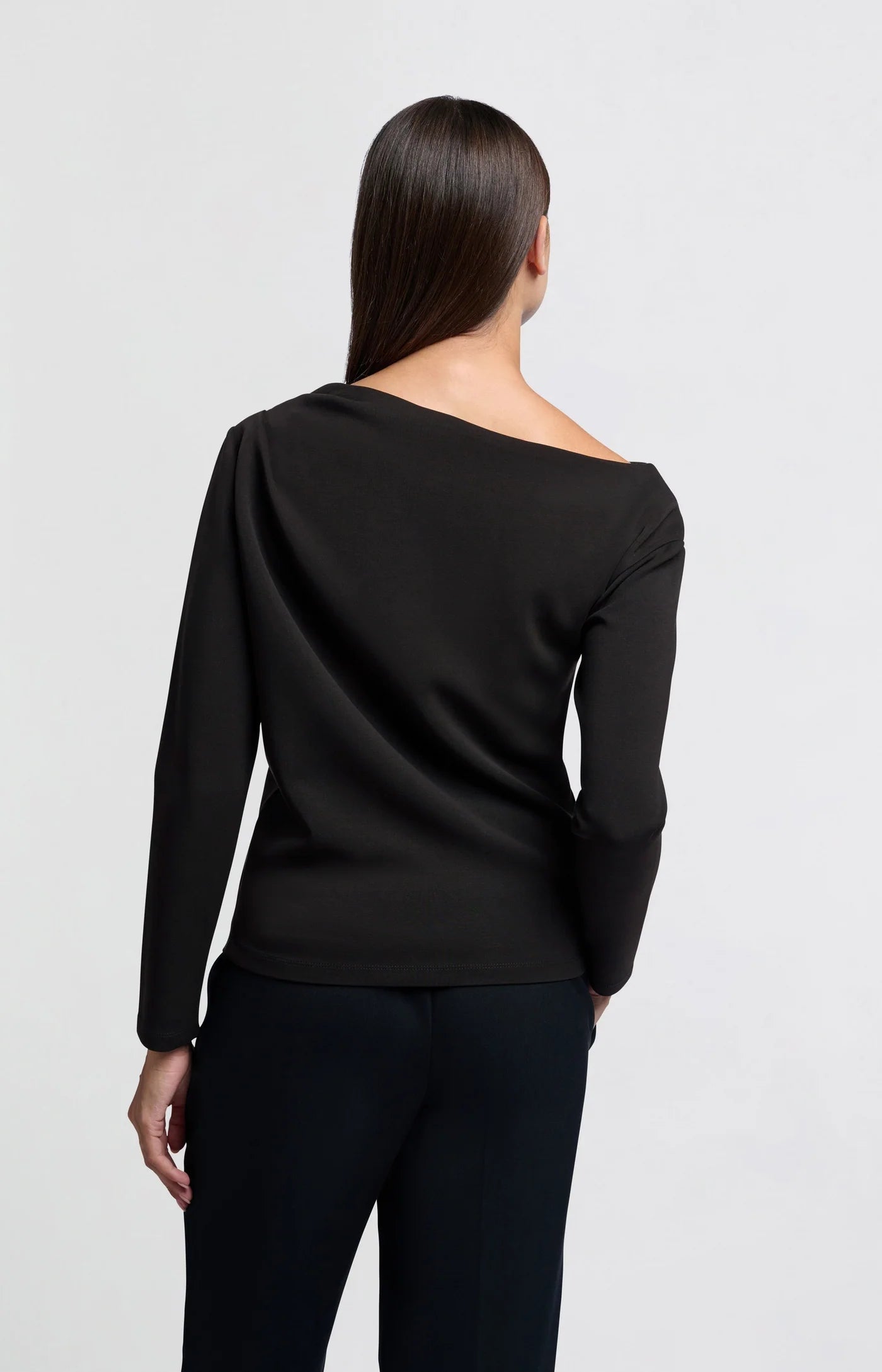 Yaya Off Shoulder Top - Black Clothing - Tops - Shirts - LS Knits by Yaya | Grace the Boutique