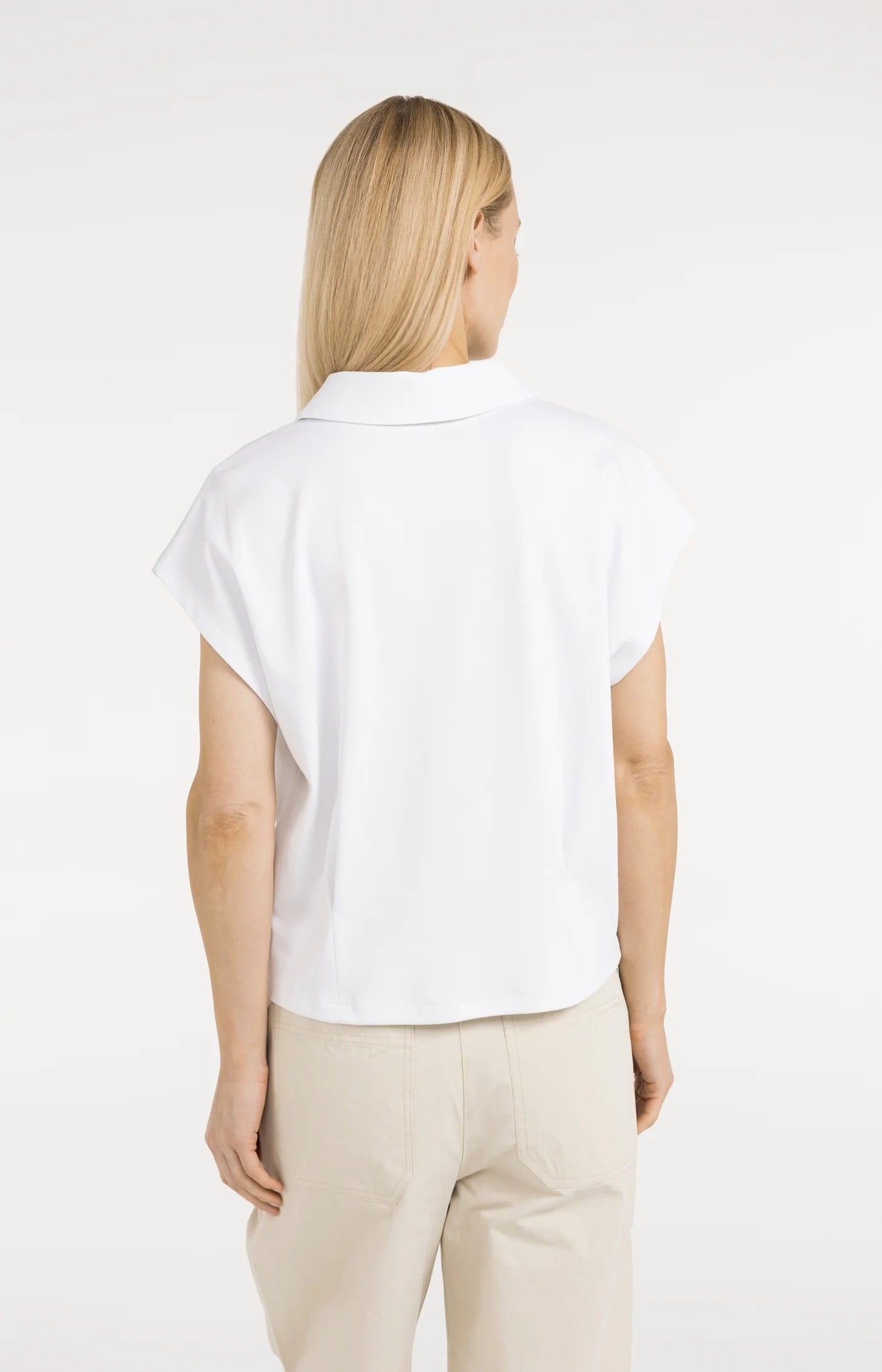 Yaya Polo Tee - White