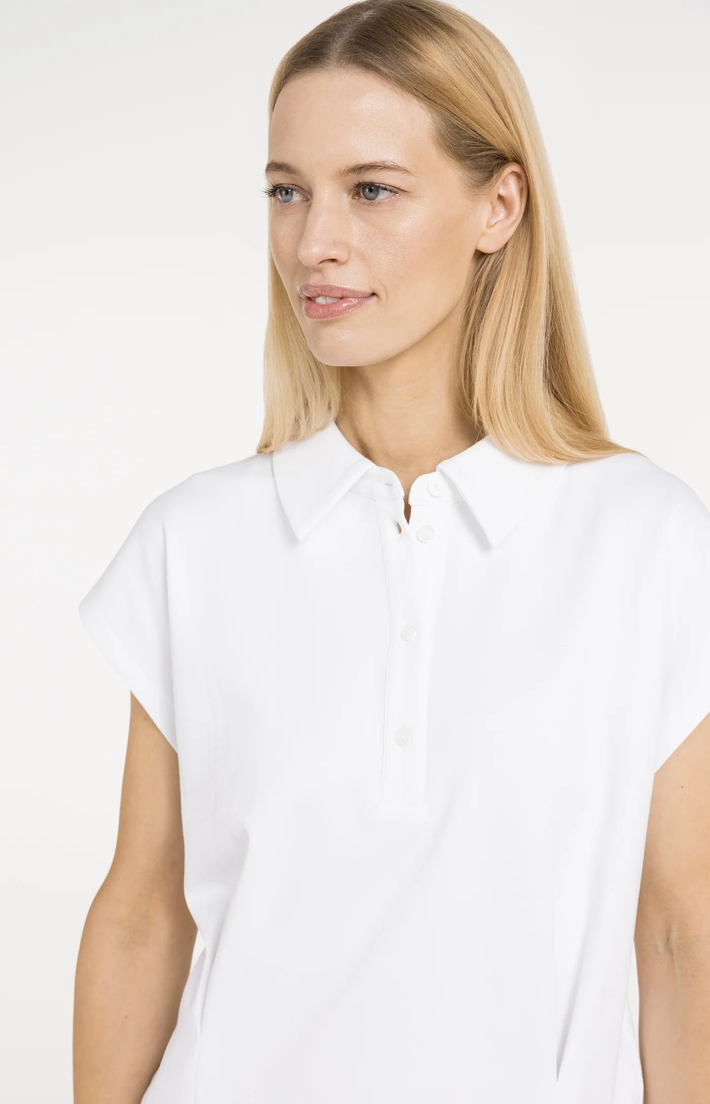 Yaya Polo Tee - White