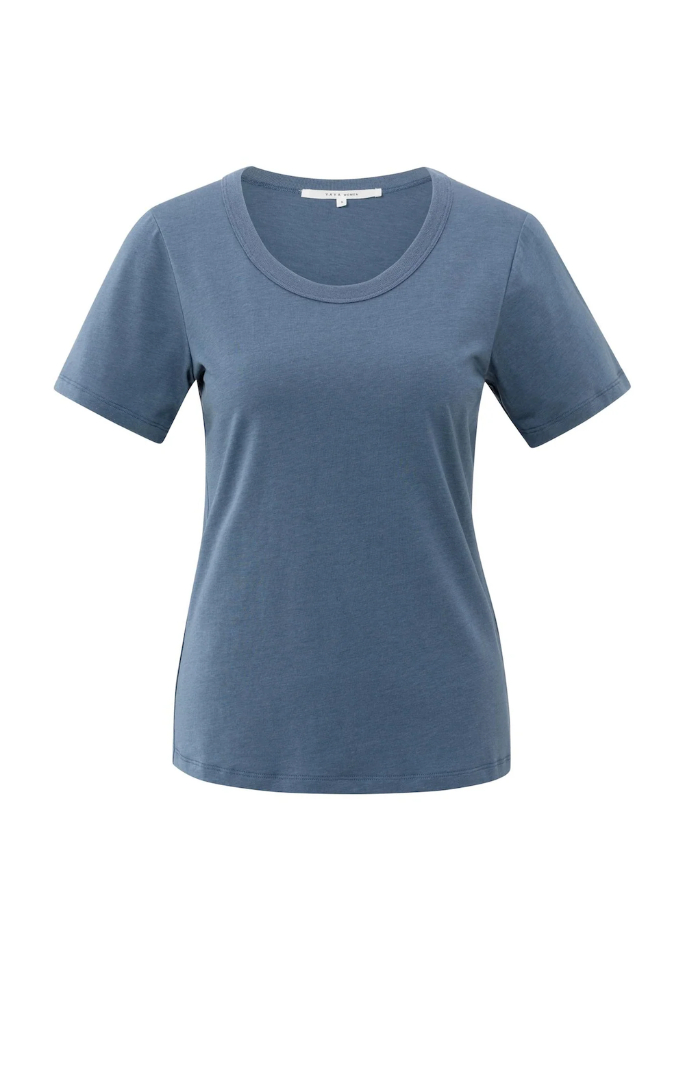 Yaya Round Neck SS Tee - China Blue