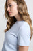 Yaya Round Neck Tee - Ice Blue Clothing - Tops - Shirts - SS Knits by Yaya | Grace the Boutique