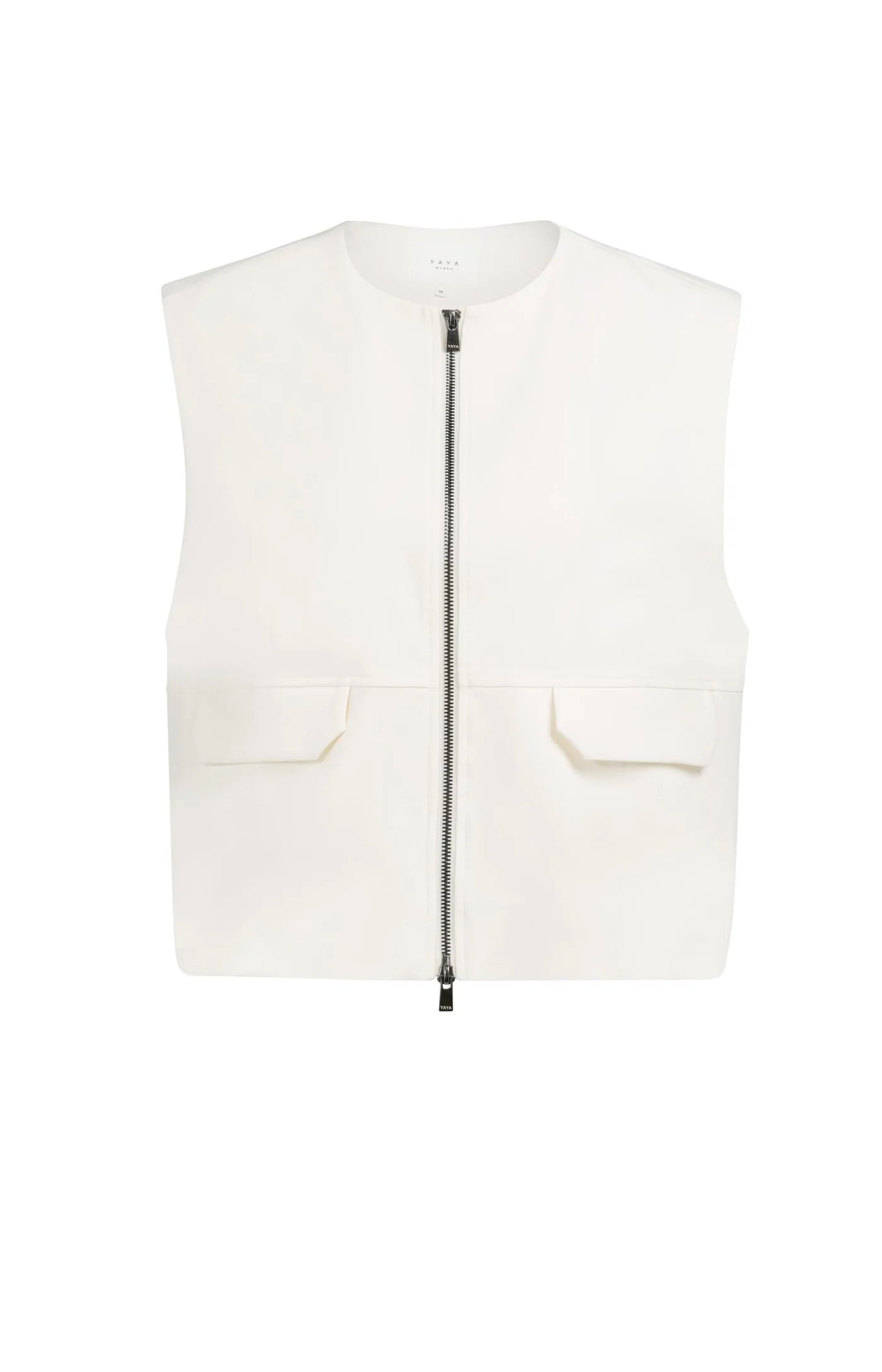 Yaya Sleeveless Jacket  - Ivory