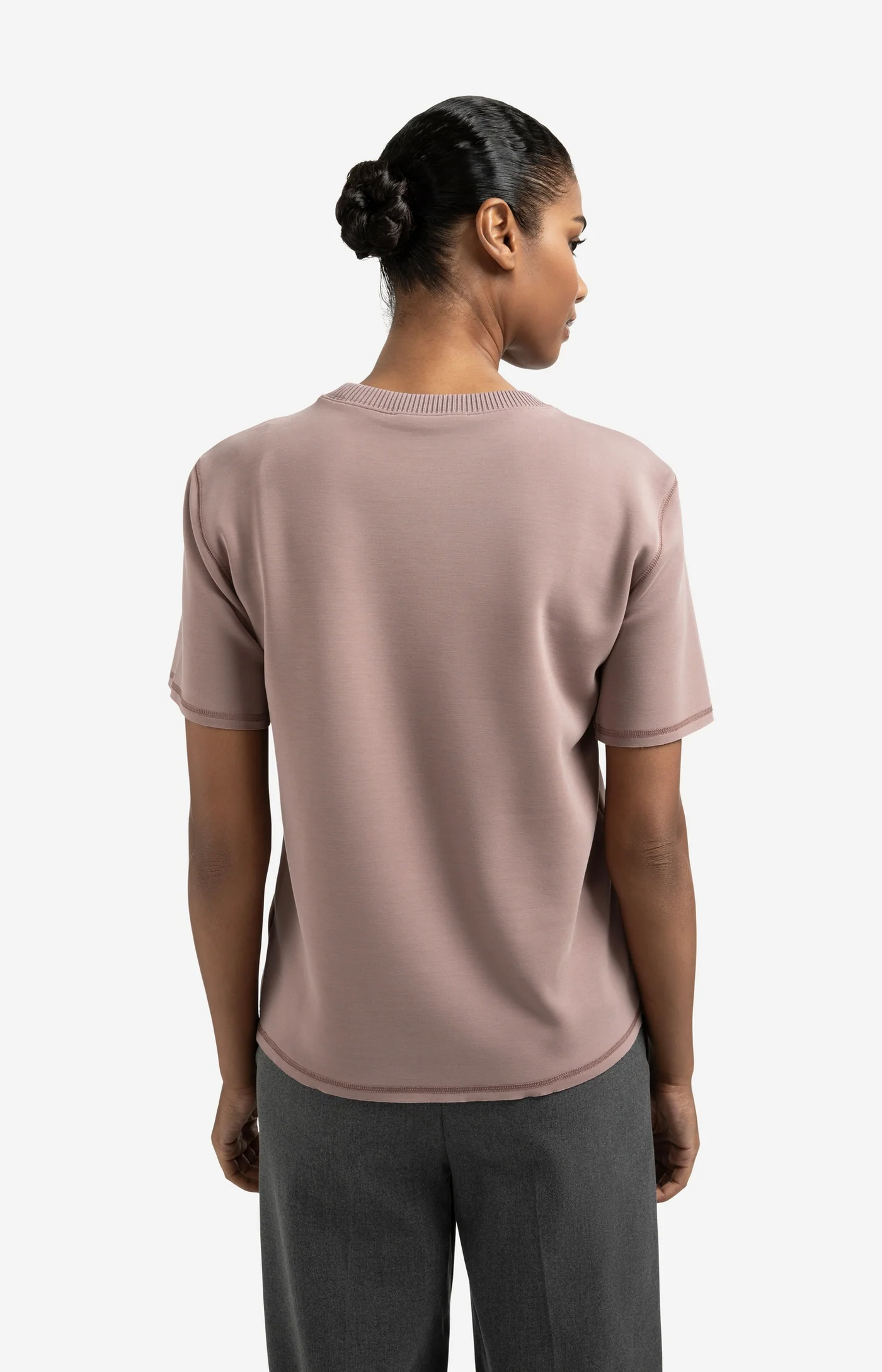 Yaya SS Sweatshirt - Blush Pink